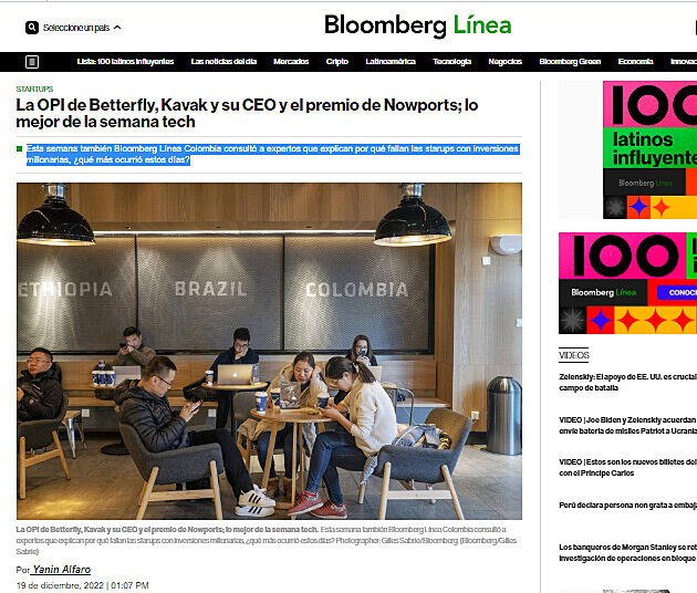 La OPI de Betterfly, Kavak y su CEO y el premio de Nowports; lo mejor de la semana tech